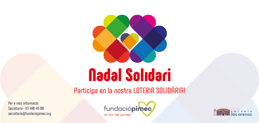 Participa a la nostra “loteria de Nadal”, la solidaritat té premi!
