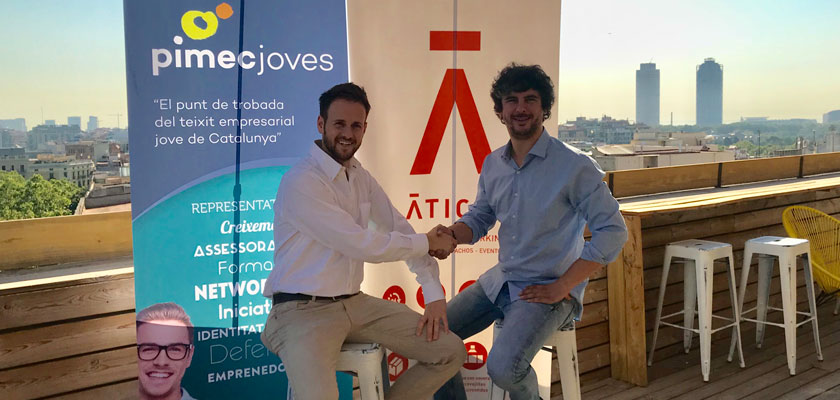 PIMEC Joves i Aticco creen un espai de coworking per a joves empresaris